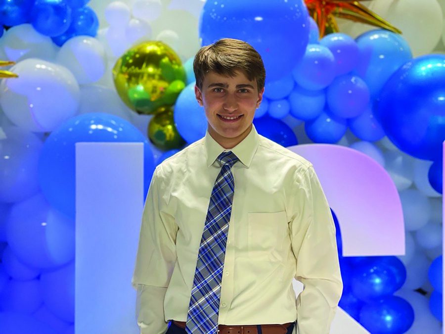 Thomas Schultz was named valedictorian, with the highest GPA of the class